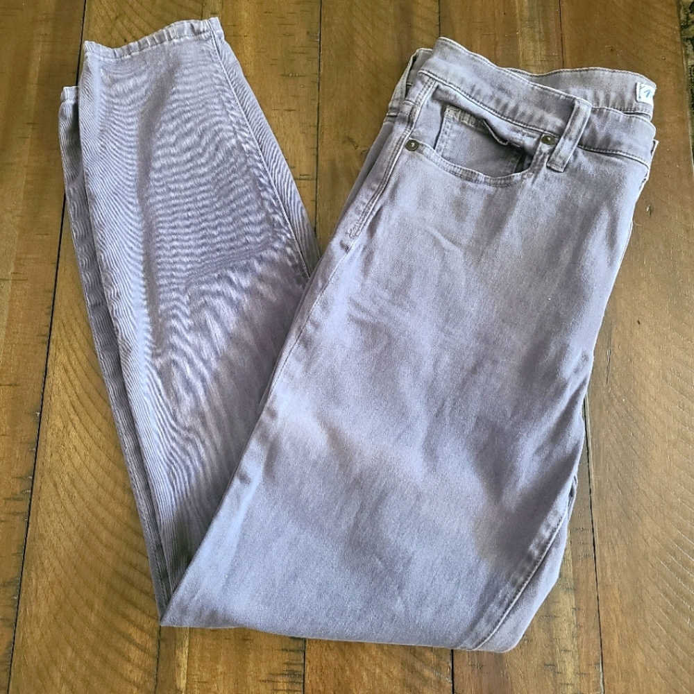 Madewell High Riser 5 Pocket Skinny Jeans 31 Medium Wash Gray